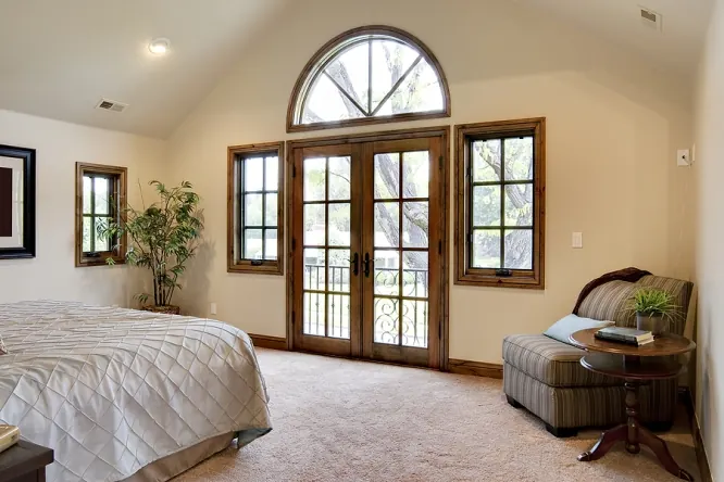French doors with sidelights