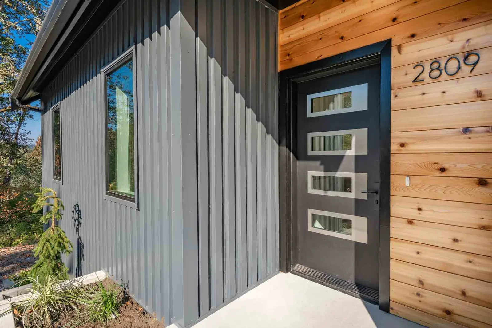 Steel siding installation
